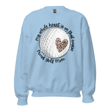 Load image into Gallery viewer, My heart is on that course golf Unisex Sweatshirt
