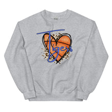 Load image into Gallery viewer, Tigers Heart Basketball Unisex Sweatshirt
