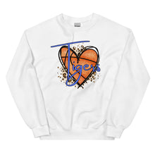 Load image into Gallery viewer, Tigers Heart Basketball Unisex Sweatshirt