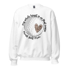 Load image into Gallery viewer, My heart is on that course golf Unisex Sweatshirt