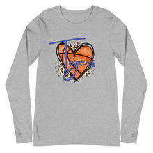 Load image into Gallery viewer, Tigers Heart Basketball Bella Canvas Unisex Long Sleeve Tee