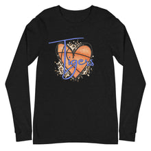 Load image into Gallery viewer, Tigers Heart Basketball Bella Canvas Unisex Long Sleeve Tee