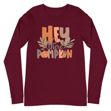Load image into Gallery viewer, Hey there Pumpkin Bella Canvas Unisex Long Sleeve Tee
