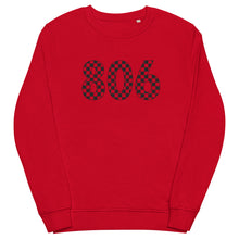 Load image into Gallery viewer, 806 Check Unisex organic sweatshirt
