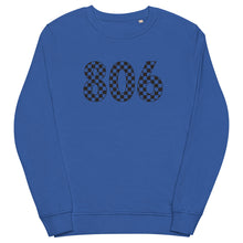 Load image into Gallery viewer, 806 Check Unisex organic sweatshirt