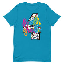 Load image into Gallery viewer, Fourth Grade Colorful Leopard Bella Canvas Unisex t-shirt
