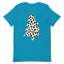 Load image into Gallery viewer, Dalmation Print Christmas Tree Unisex t-shirt