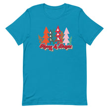 Load image into Gallery viewer, Merry and Bright Trees Bella Canvas t-shirt