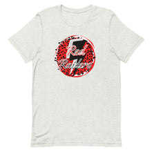Load image into Gallery viewer, Black and Red Raiders Lightning Bolt Bella Canvas Short-sleeve unisex t-shirt