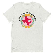 Load image into Gallery viewer, I've got Texas on my Mind Floral Bella Canva Short-sleeve unisex t-shirt