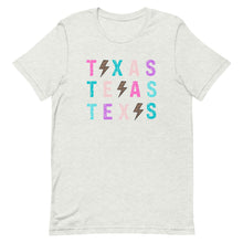 Load image into Gallery viewer, Texas Leopard Lighting Bolt Bella Canvas Unisex t-shirt