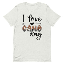 Load image into Gallery viewer, I love Game Day Football Bella Canvas Unisex t-shirt