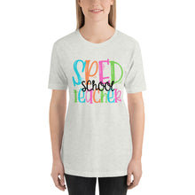 Load image into Gallery viewer, Colorful SPED School Teacher Unisex t-shirt