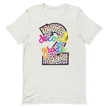 Load image into Gallery viewer, Second Grade Colorful Leopard Bella Canvas Unisex t-shirt