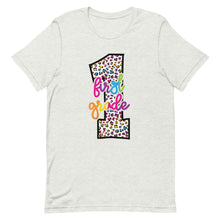 Load image into Gallery viewer, First Grade Colorful Leopard Bella Canvas Unisex t-shirt