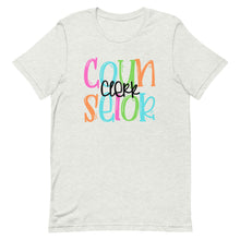 Load image into Gallery viewer, Counselor Clerk Colorful Bella Canvas Unisex t-shirt