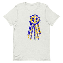 Load image into Gallery viewer, Blue and Yellow Homecoming Mum Bella Canvas Unisex t-shirt