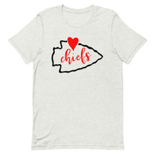 Load image into Gallery viewer, Chiefs Arrow Head Bella Canvas Unisex t-shirt