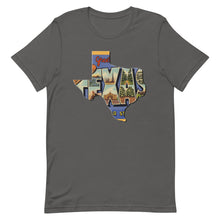 Load image into Gallery viewer, Vintage Texas Postcard Bella Canvas Unisex t-shirt
