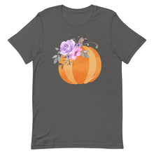Load image into Gallery viewer, Floral Pumpkin Bella Canvas Unisex t-shirt