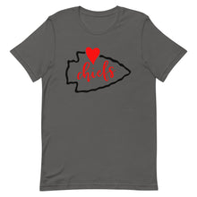Load image into Gallery viewer, Chiefs Arrow Head Bella Canvas Unisex t-shirt