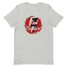 Load image into Gallery viewer, Black and Red Raiders Lightning Bolt Bella Canvas Short-sleeve unisex t-shirt