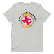 Load image into Gallery viewer, I've got Texas on my Mind Floral Bella Canva Short-sleeve unisex t-shirt