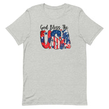 Load image into Gallery viewer, God Bless the USA Fourth of July Bella Canvas Unisex t-shirt