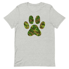Load image into Gallery viewer, Camo Paw Bella Canvas Unisex t-shirt