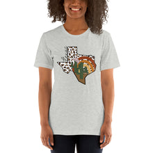 Load image into Gallery viewer, Retro Cactus Texas Bella Canvas Unisex t-shirt