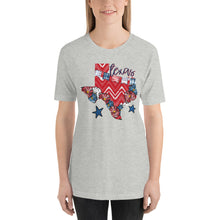 Load image into Gallery viewer, Patriotic Texas Bella Canvas Unisex t-shirt