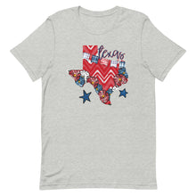 Load image into Gallery viewer, Patriotic Texas Bella Canvas Unisex t-shirt
