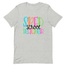 Load image into Gallery viewer, Colorful SPED School Teacher Unisex t-shirt