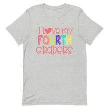 Load image into Gallery viewer, I love my 4th graders Bella Canvas Unisex t-shirt