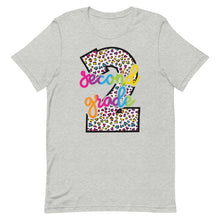 Load image into Gallery viewer, Second Grade Colorful Leopard Bella Canvas Unisex t-shirt