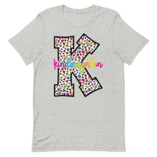 Load image into Gallery viewer, Kindergarten Colorful Leopard Bella Canvas Unisex t-shirt