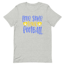 Load image into Gallery viewer, Love Some Tiger Football Bella Canvas Unisex t-shirt