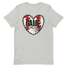Load image into Gallery viewer, Baseball Heart Game Day Bella Canvas Unisex t-shirt
