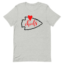 Load image into Gallery viewer, Chiefs Arrow Head Bella Canvas Unisex t-shirt