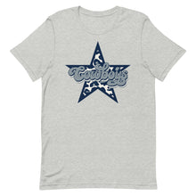 Load image into Gallery viewer, Dallas Leopard Star Cowboys Bella Canvas Unisex t-shirt