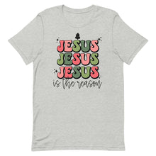 Load image into Gallery viewer, Jesus is the reason bella canvas Unisex t-shirt
