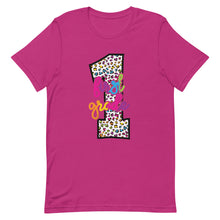 Load image into Gallery viewer, First Grade Colorful Leopard Bella Canvas Unisex t-shirt