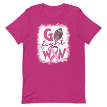 Load image into Gallery viewer, Go Fight Win Breast Cancer Unisex t-shirt