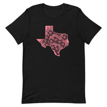 Load image into Gallery viewer, Pink Floral Texas Bella Canvas Unisex t-shirt