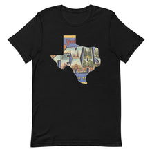 Load image into Gallery viewer, Vintage Texas Postcard Bella Canvas Unisex t-shirt