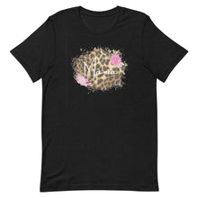Load image into Gallery viewer, Mama Leopard Floral Framed Bella Canvas Mothers Day Short-sleeve unisex t-shirt