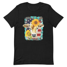 Load image into Gallery viewer, USA Cow Bella Canvas Unisex t-shirt