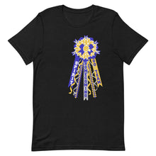 Load image into Gallery viewer, Blue and Yellow Homecoming Mum Bella Canvas Unisex t-shirt