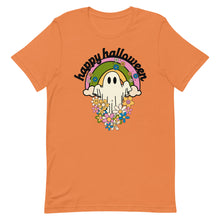 Load image into Gallery viewer, Retro Happy Halloween Ghost Unisex t-shirt
