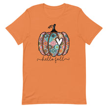Load image into Gallery viewer, Hello Fall Pretty Pumpkin Unisex t-shirt